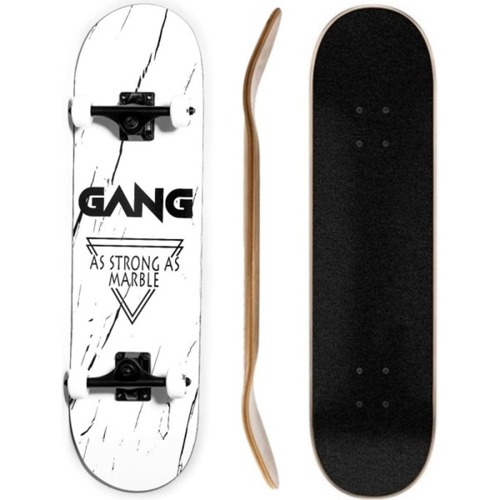 Gang 8.0 Marble White Complete Profesyonel Kaykay Kaykay Fiyatı