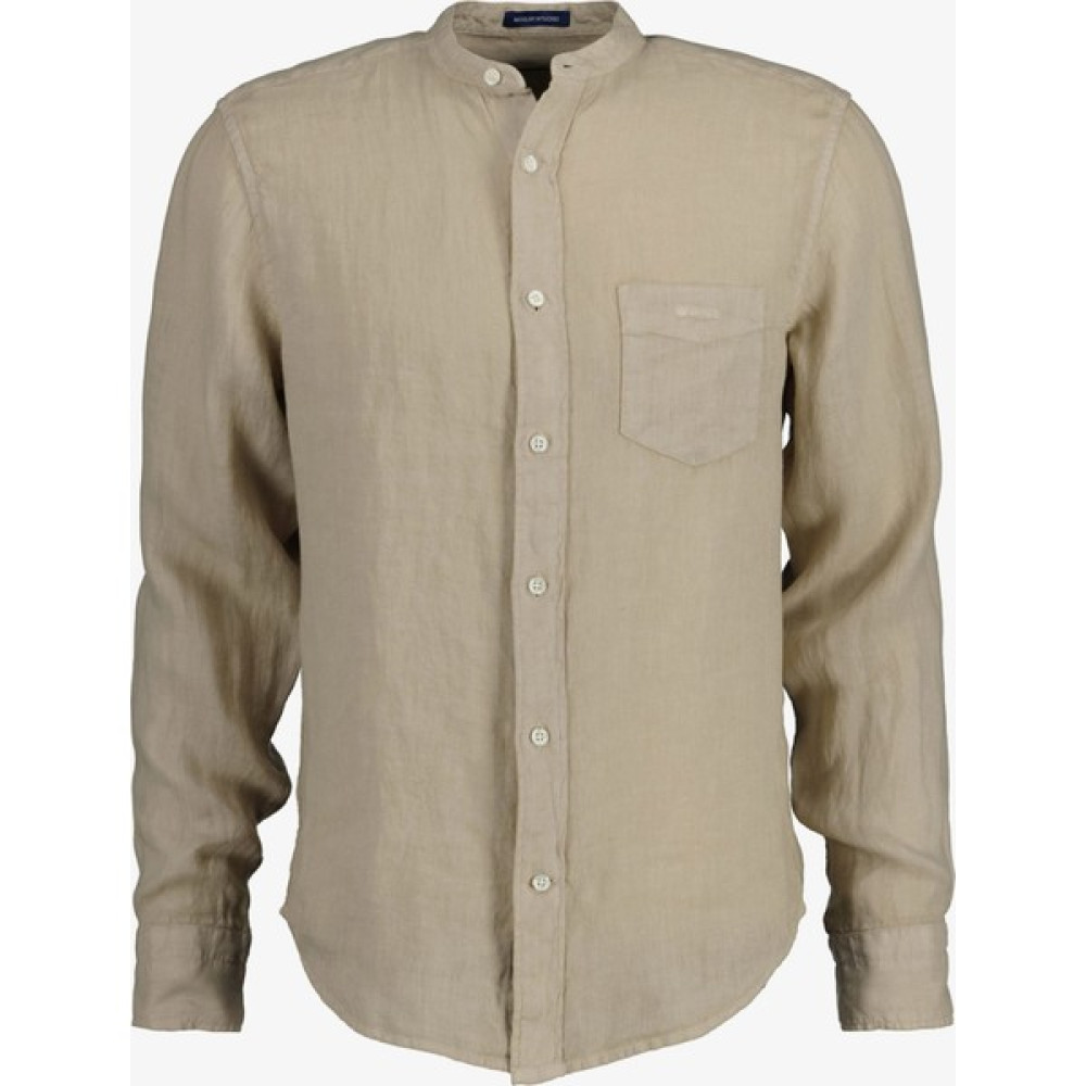 Gant Erkek Bej Regular Fit Hakim Yaka Keten Gömlek 3230078.270 Erkek Gömlek Fiyatı