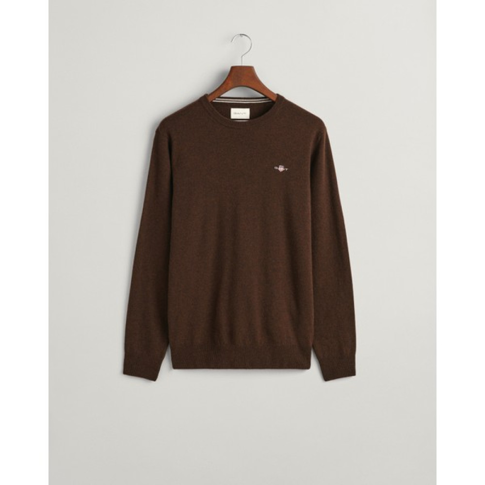 Gant Erkek Kahverengi Regular Fit Bisiklet Yaka Kazak 87211.280 Erkek Kazak & Süveter & Triko Fiyatı