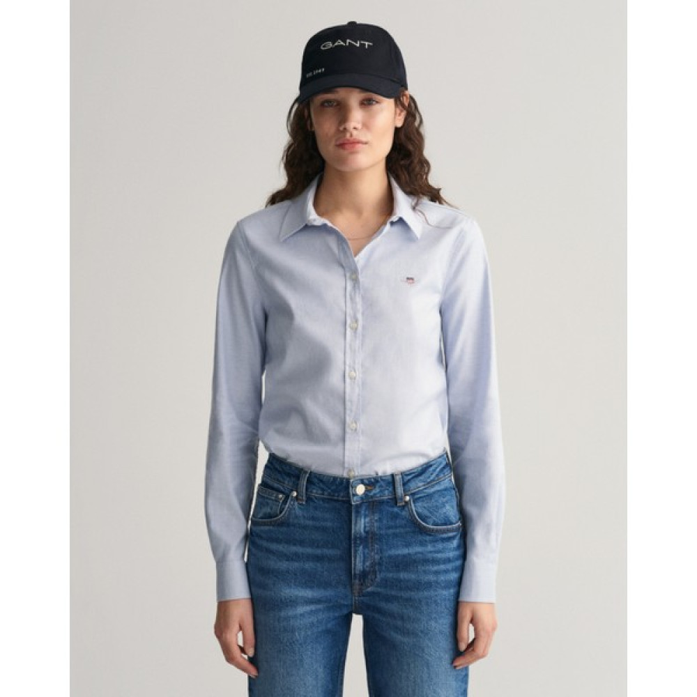 Gant Kadın Mavi Slim Fit Klasik Yaka Logolu Oxford Gömlek 4300141.455 Erkek Gömlek Fiyatı