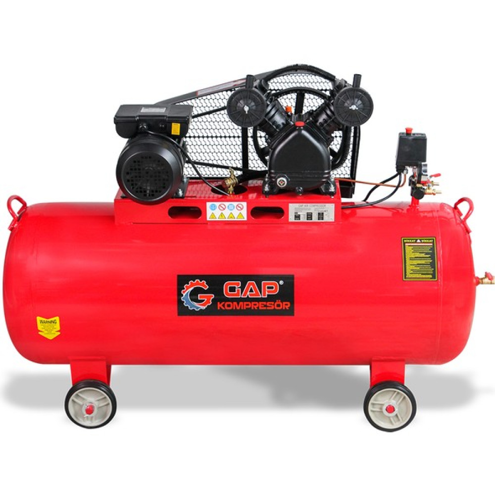 GAP | 200 lt 2 Kafa 8 Bar Pistonlu Hava Kompresörü Hava Kompresörü Fiyatı