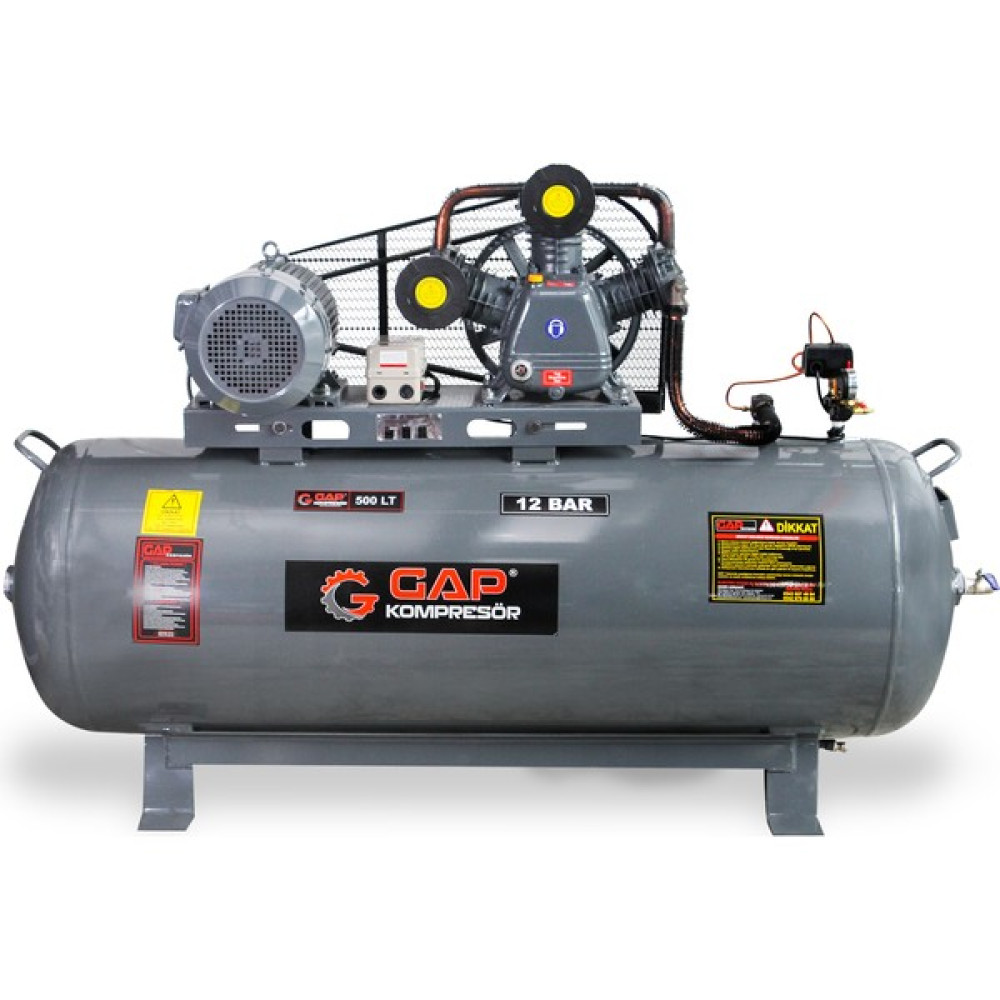 GAP | 500 lt 3 Kafa 12 Bar 10 HP Pistonlu Hava Kompresörü Hava Kompresörü Fiyatı