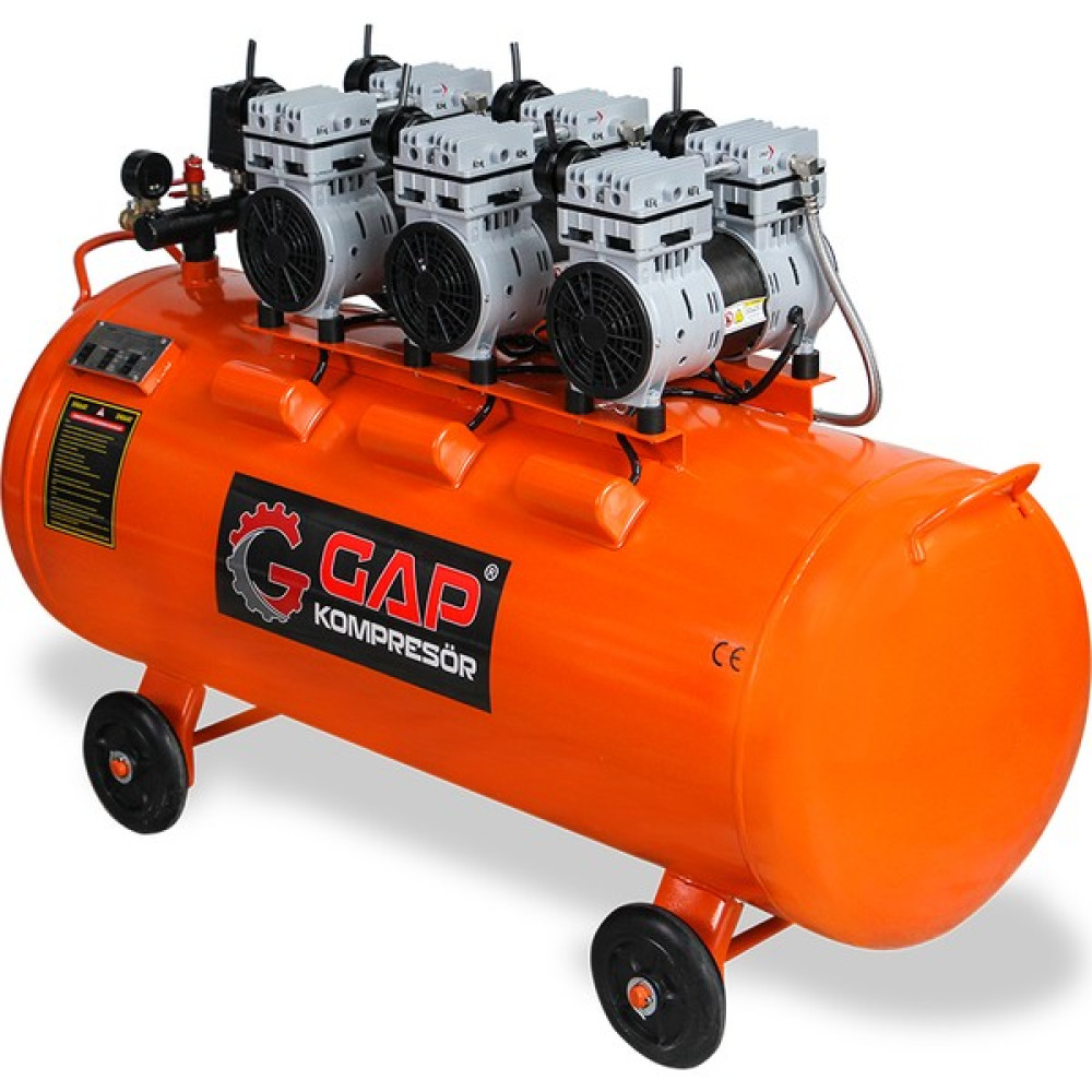 GAP GPS 750X3 | 200 lt Sessiz ve Yağsız Hava Kompresörü Hava Kompresörü Fiyatı