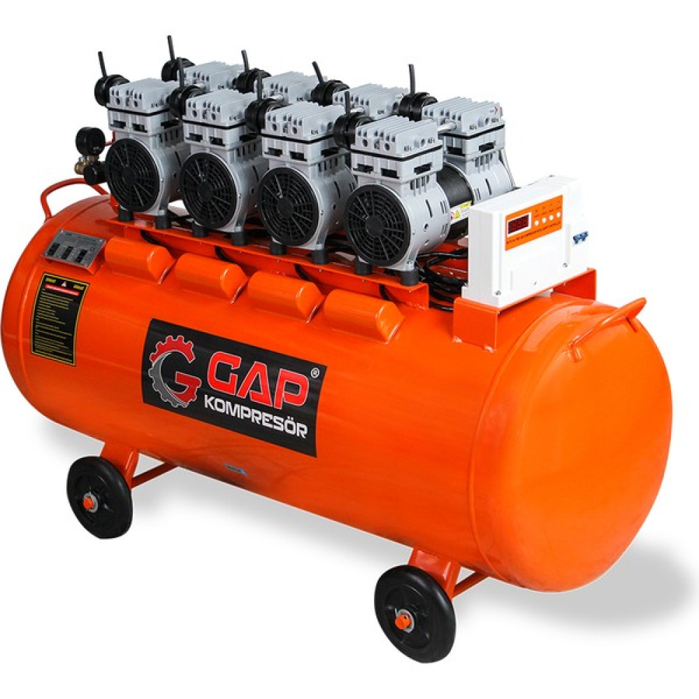 GAP GPS 750x4 | 200 lt Sessiz ve Yağsız Hava Kompresörü Hava Kompresörü Fiyatı