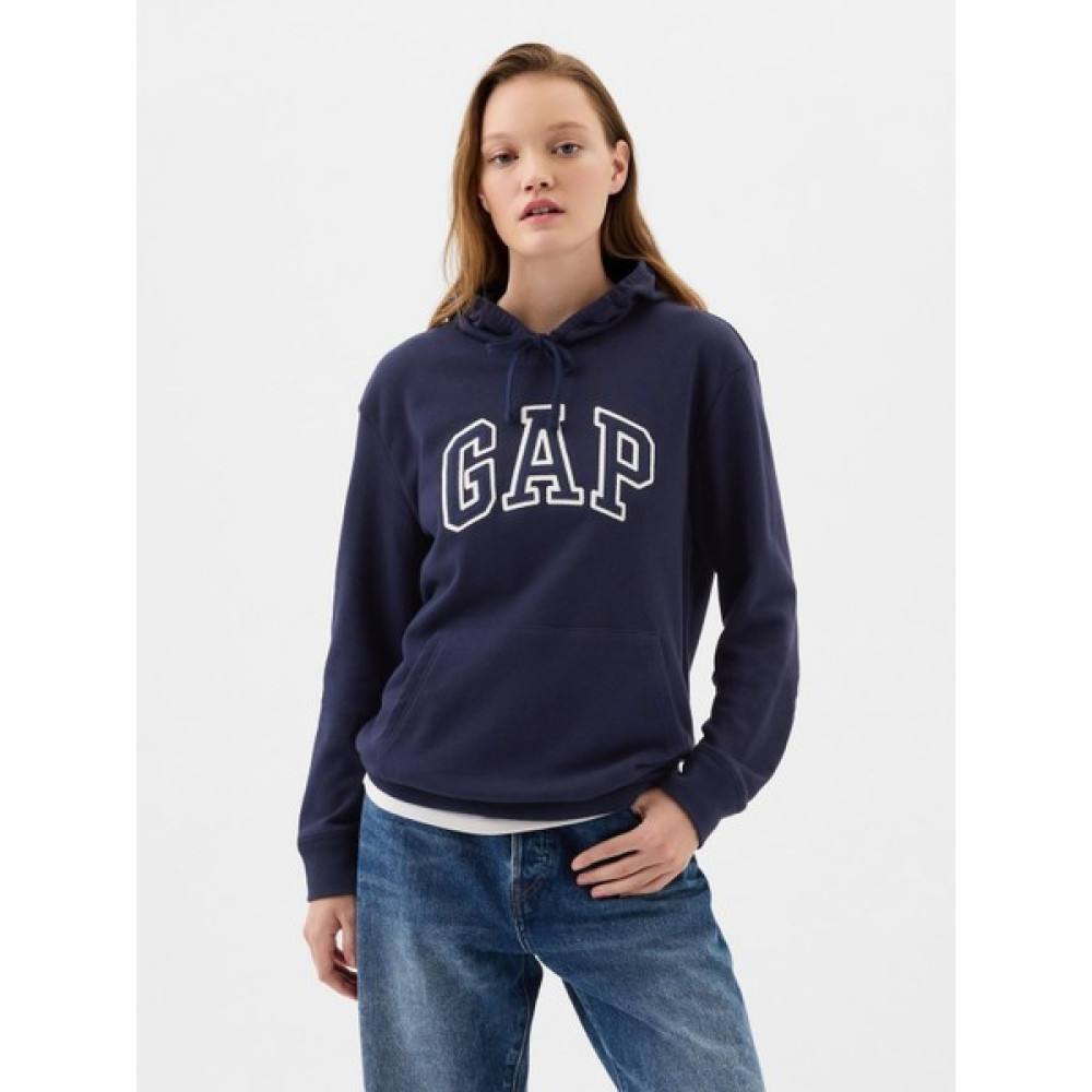 Gap Kadın Lacivert Gap Logo Fransız Havlu Kumaş Sweatshirt Bayan Sweatshirt Fiyatı