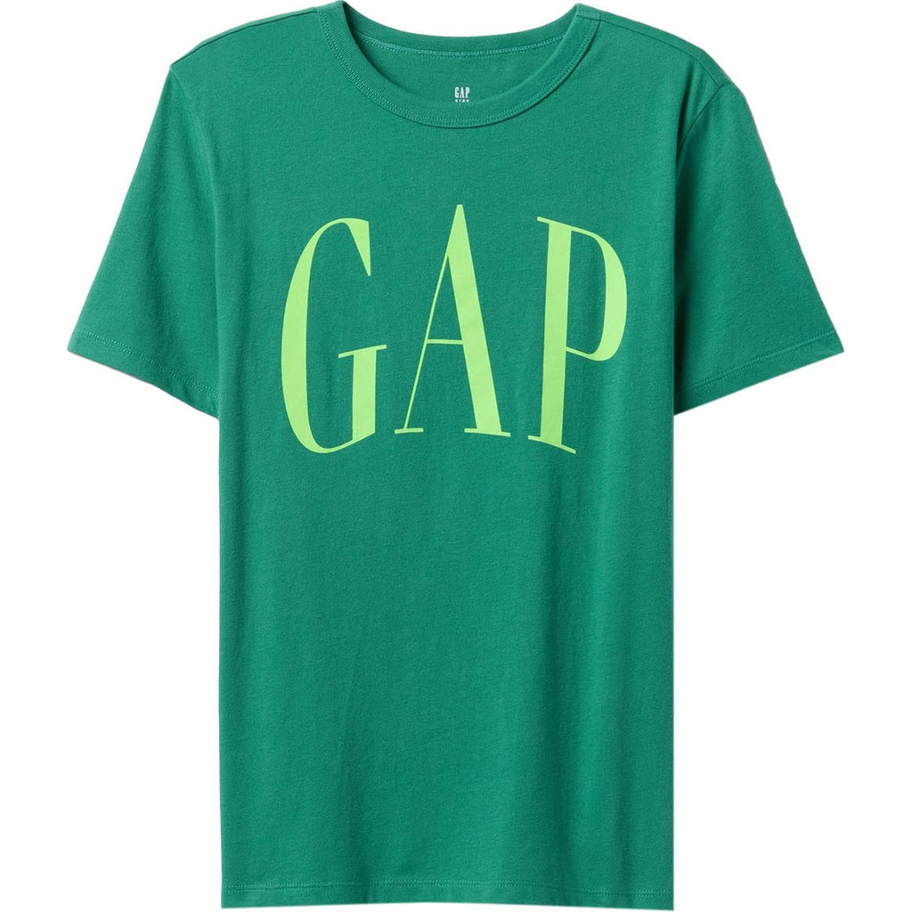 Gap V-Frch Logo Arch Tee Yeşil Erkek Çocuk Kısa Kol T-Shirt Erkek Çocuk T-shirt Fiyatı
