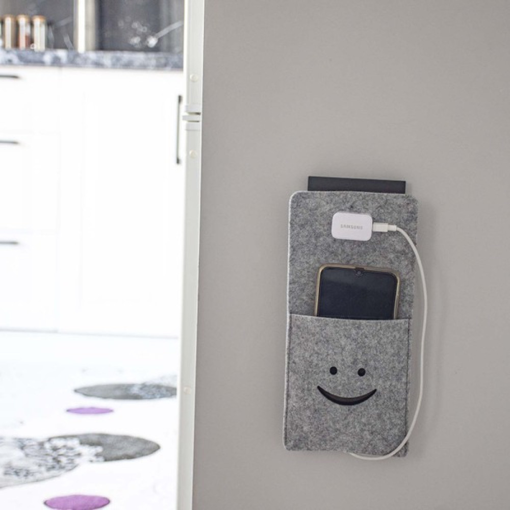 garaccu Telefon ve Powerbank Için Dekoratif Şarj Askısı, Cep Telefonu Şarj Tutacağı - Gri Cep Telefonu Aksesuarı Fiyatı