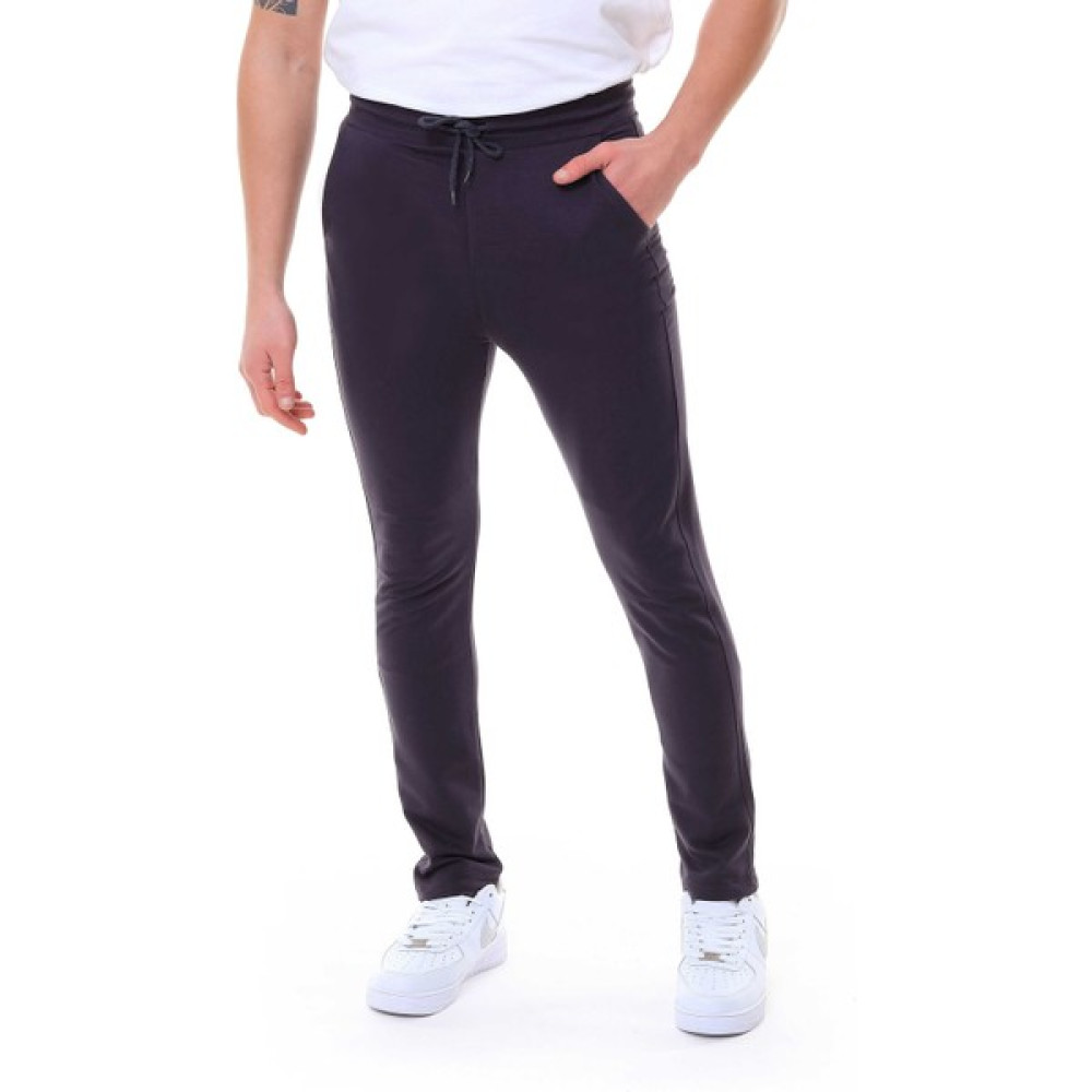 Garage Casual Wear Erkek Tek Alt Eşofman Düz Paça Lacivert Erkek Eşofman Fiyatı