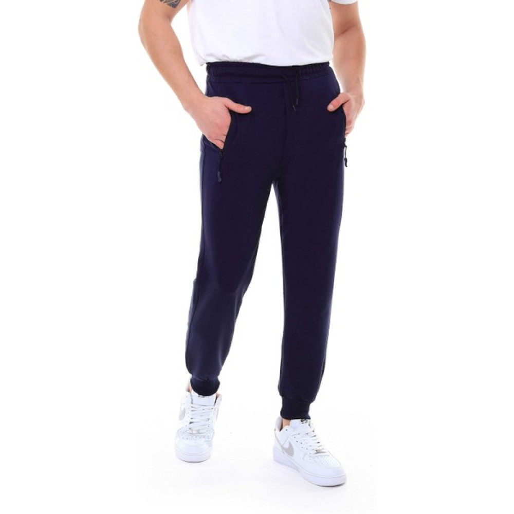 Garage Casual Wear Erkek Tek Alt Eşofman Manşetli Lacivert Erkek Eşofman Fiyatı