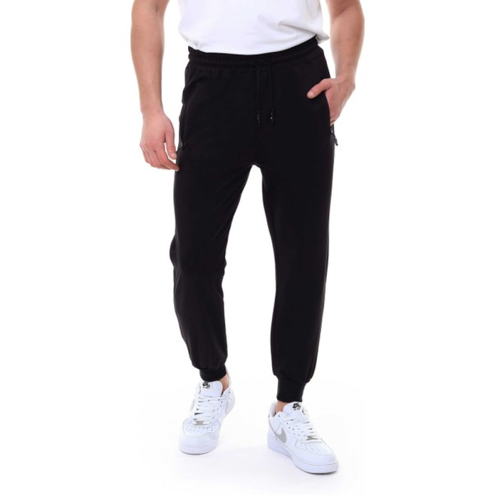 Garage Casual Wear Erkek Tek Alt Eşofman Manşetli Siyah Renk Erkek Eşofman Fiyatı