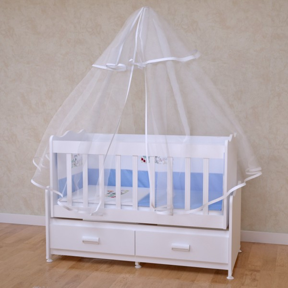 Garaj Home Elegant Beşik + Yatak + Uyku Seti Kombini Mantar Ayıcıklı Mavi Beşik Fiyatı