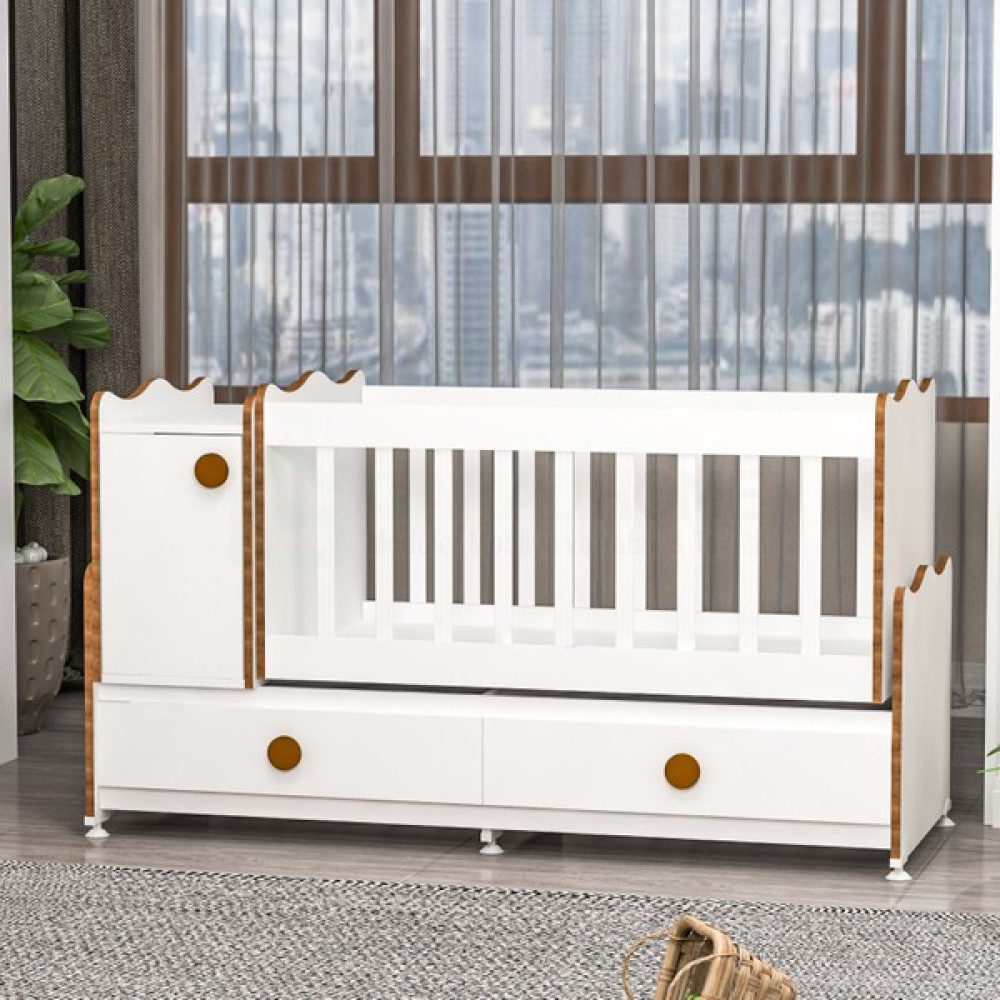 Garaj Home Pırlanta Mdfli Büyüyen 60X120 Beşik - Sümela Beşik Fiyatı