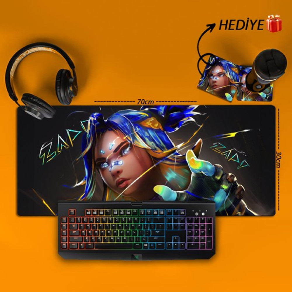 GarajStore Kişiye Özel Baskılı Mousepad | 70X35CM | Neon-3 Mouse Pad Fiyatı