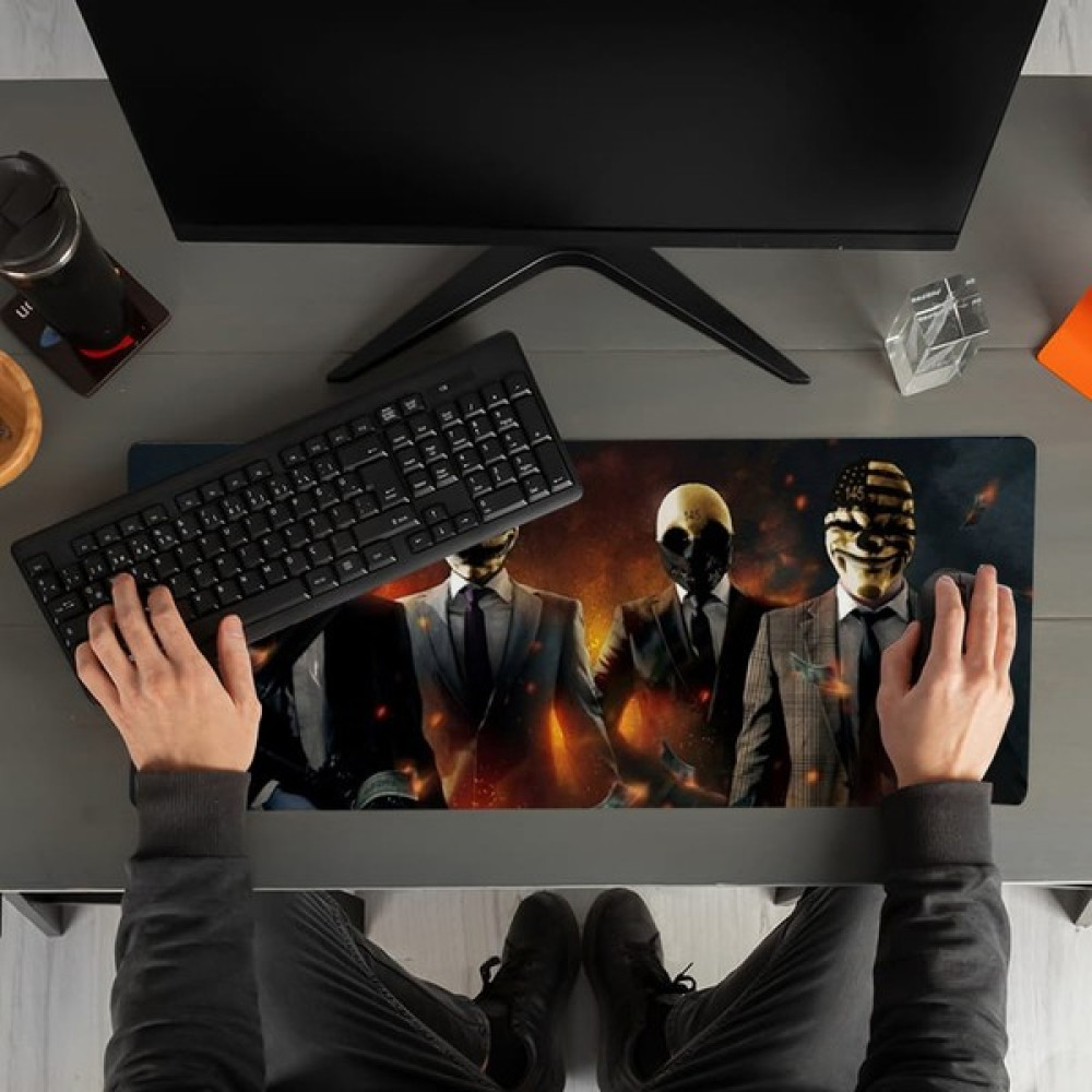 GarajStore Kişiye Özel Baskılı Mousepad | 70X35CM | PAYDAY-S29 - Renkli Mouse Pad Fiyatı