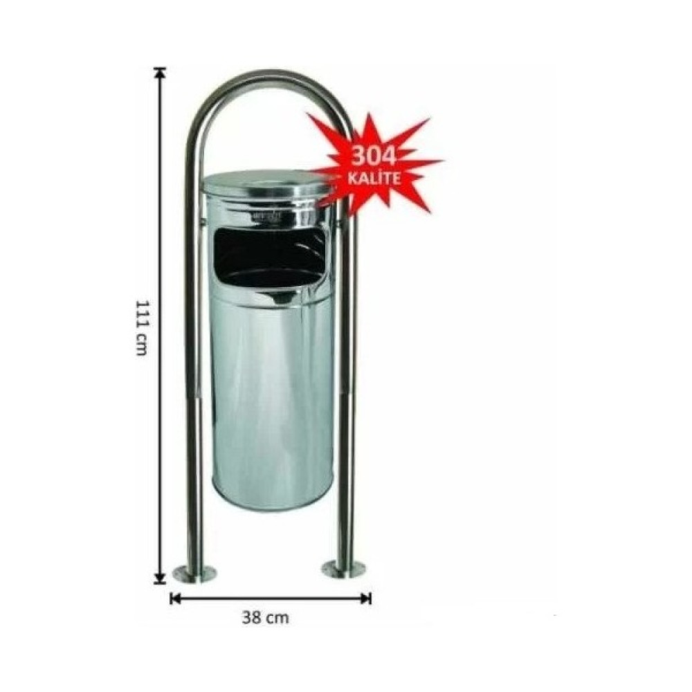 Garanti Metal 1735 Bahçe Tipi Çelik Çöp Kovası (34 Litre) Oto Boyaları Fiyatı