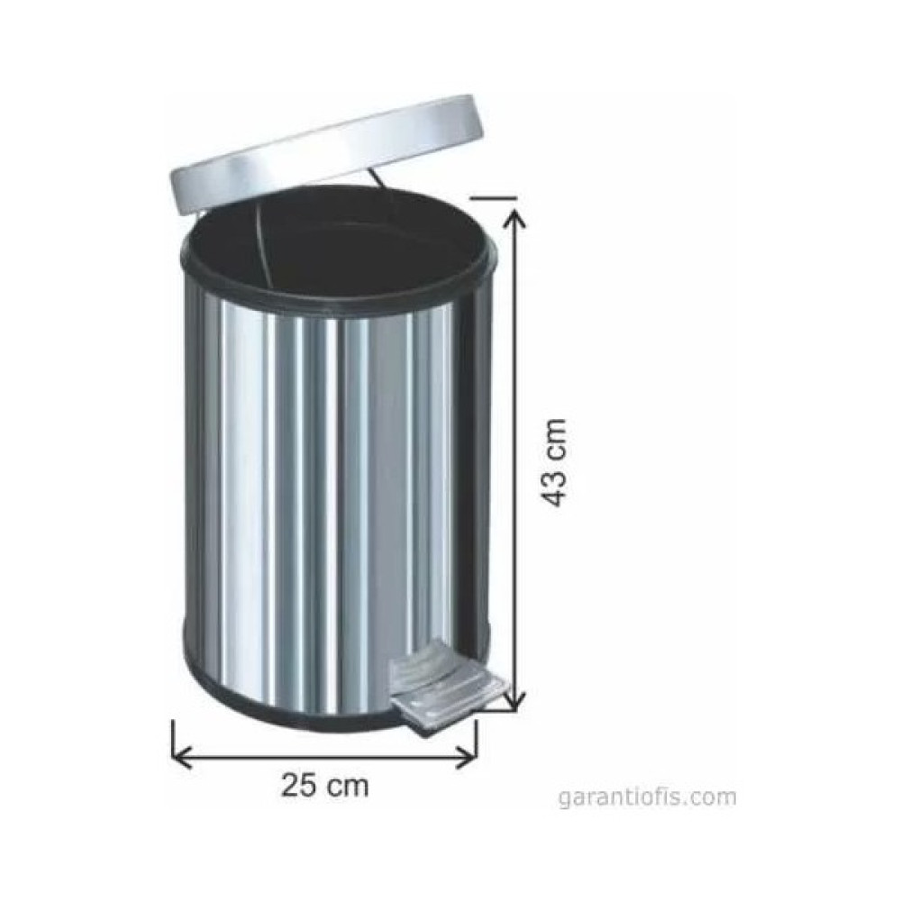 Garanti̇ Metal Garanti Metal 1004 Pedallı Çöp Kovası (16 Litre) Eşya Saklama / Düzenleme Fiyatı
