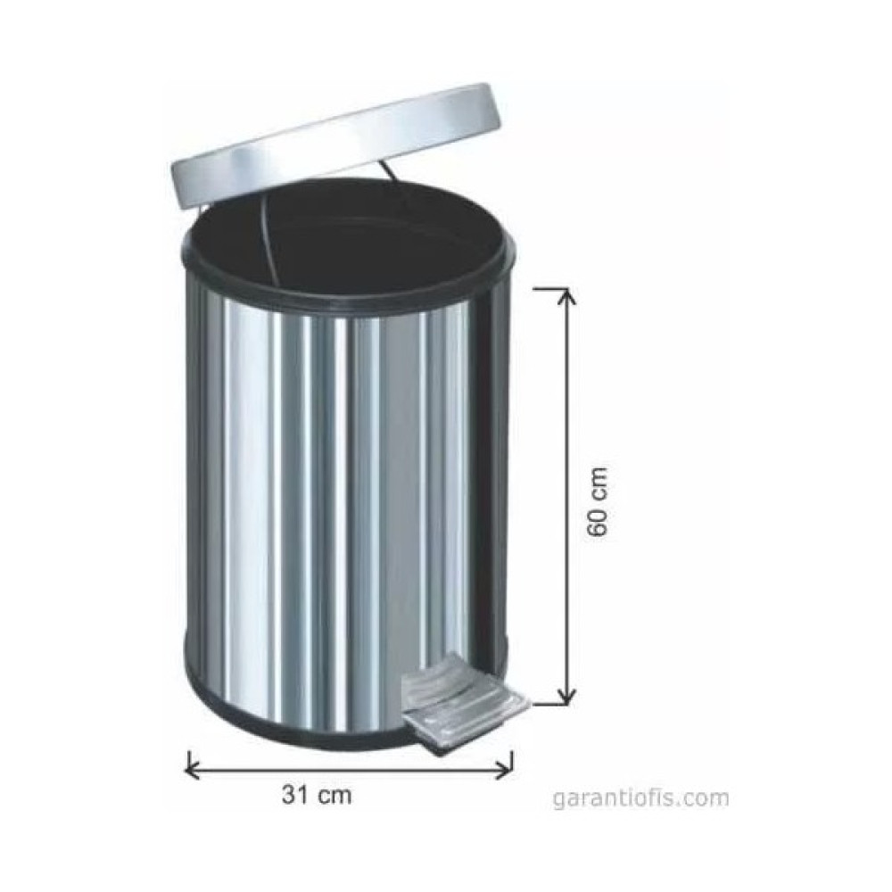 Garanti̇ Metal Garanti Metal 1020 Pedallı Çöp Kovası (40 Litre) Oto Boyaları Fiyatı