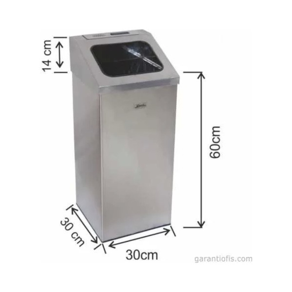 Garanti̇ Metal Garanti Metal 1365 Küllüklü Paslanmaz Çöp Kovası (54 Litre) Oto Boyaları Fiyatı