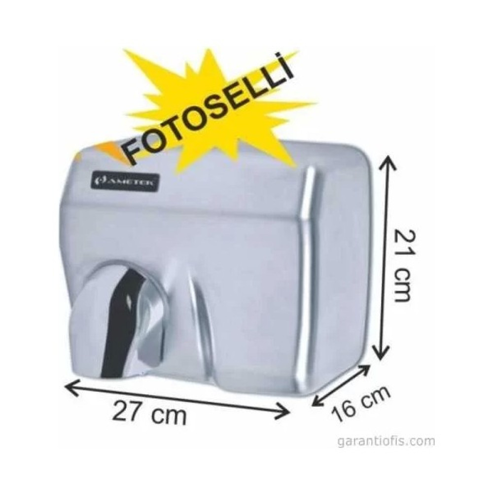 Garanti̇ Metal Garanti Metal 7145 Inox Saten Fotoselli El Kurutma Makinesi (Güç: 2360W) Oto Boyaları Fiyatı