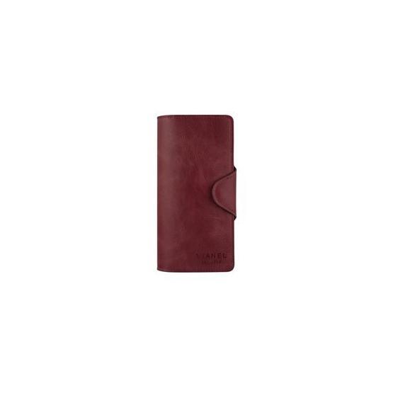 Garbalia Axel Crazy Bordo Deri Unisex Portföy Cüzdan