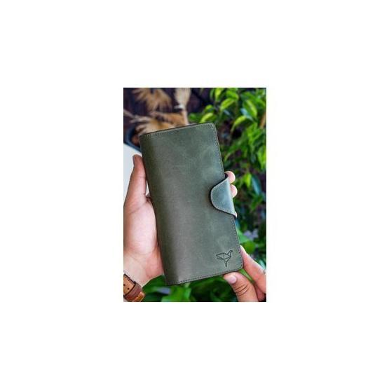 Garbalia Axel Crazy Haki Yeşil Deri Unisex Portföy Cüzdan Unisex Cüzdan Fiyatı