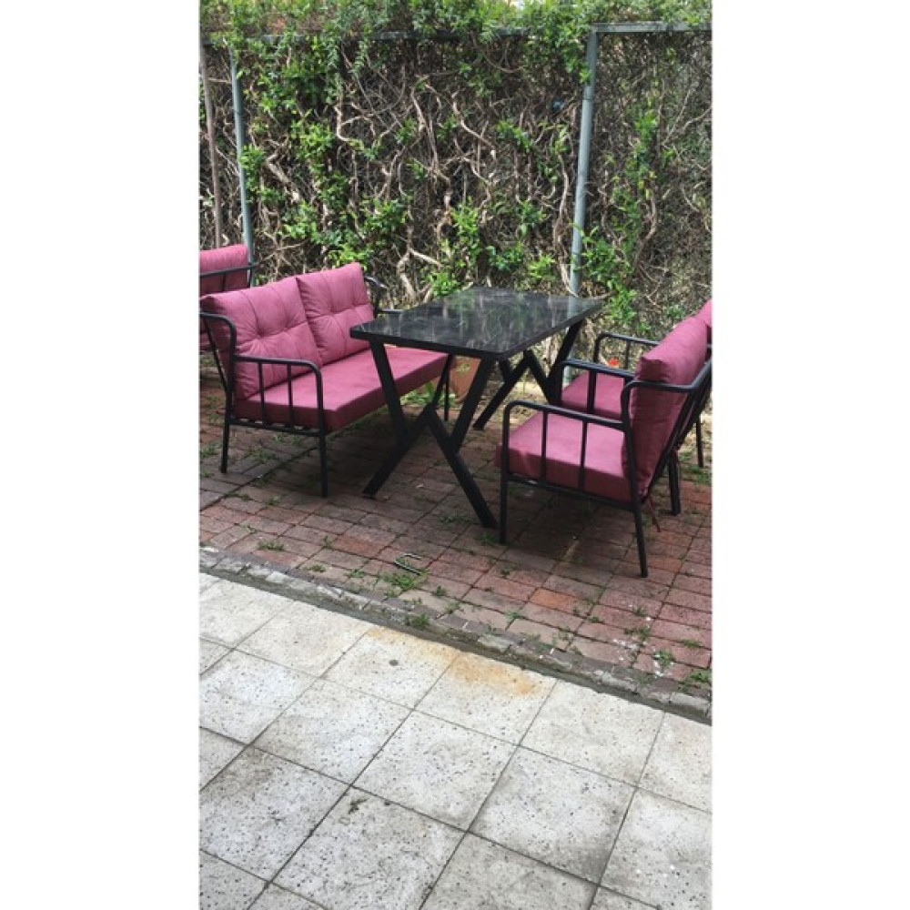 Garden House Garden Metal Bahçe Balkon Mobilyası Koltuk Takımı Ofis Koltuğu Misafir Cafe Otel Bahçesi Dış Mekan Bahçe Mobilyası Takımı Fiyatı