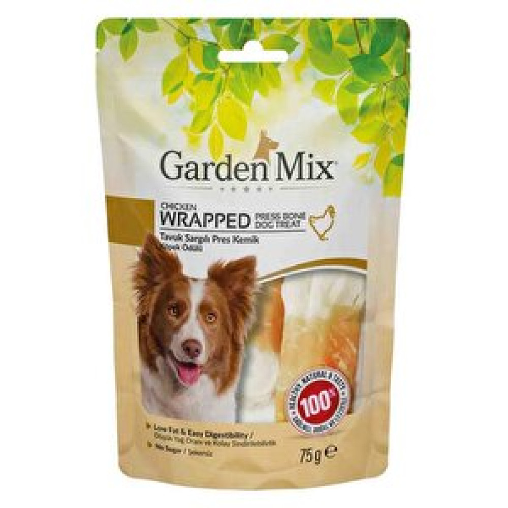 Garden Mix Tavuk Sargılı Pres Kemik Köpek Ödül Maması 75 Gr Evcil Hayvan Ürünleri Fiyatı
