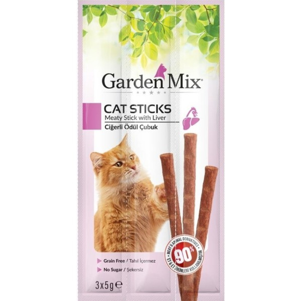 Gardenmix Ciğerli Kedi Stick Ödül 3*5 gr Evcil Hayvan Ürünleri Fiyatı