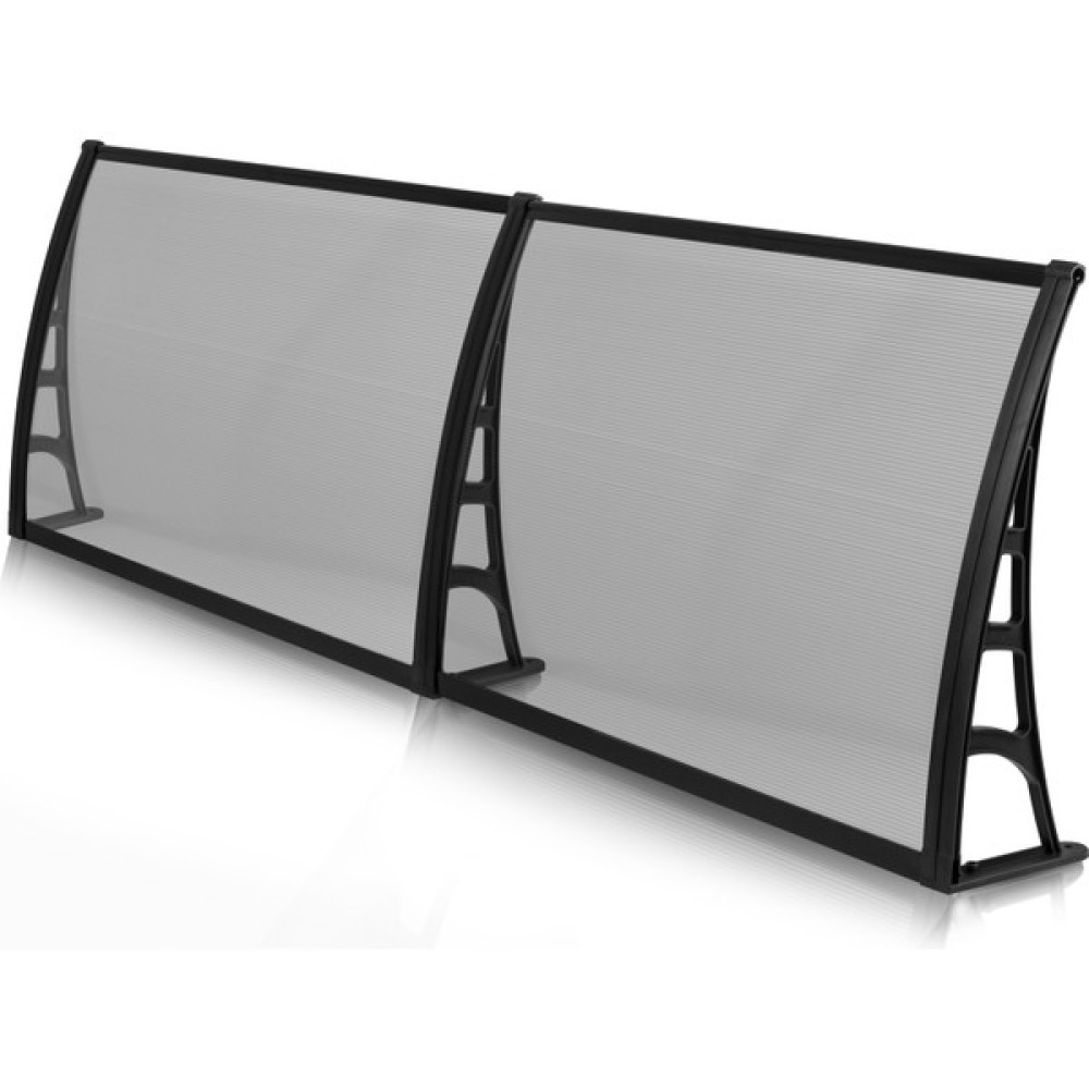 Gardenplast LOTUS Kapı Pencere Üstü Pratik Sundurma 70x240 cm - Şeffaf - Siyah Bahçe Tentesi Fiyatı
