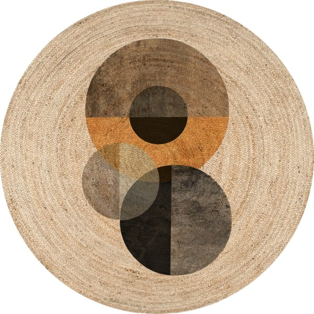Gardenya Bolero Örgü 61 Triptik Sanat Jüt Örme Hasır Kilim 80 x 80 cm - Bej Kilim Fiyatı