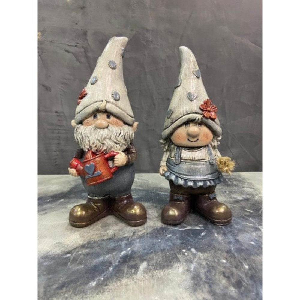 Gardenya Gnome Şans Bahçe Cüceleri 2 ' Li Takım - Renkli Biblo Fiyatı