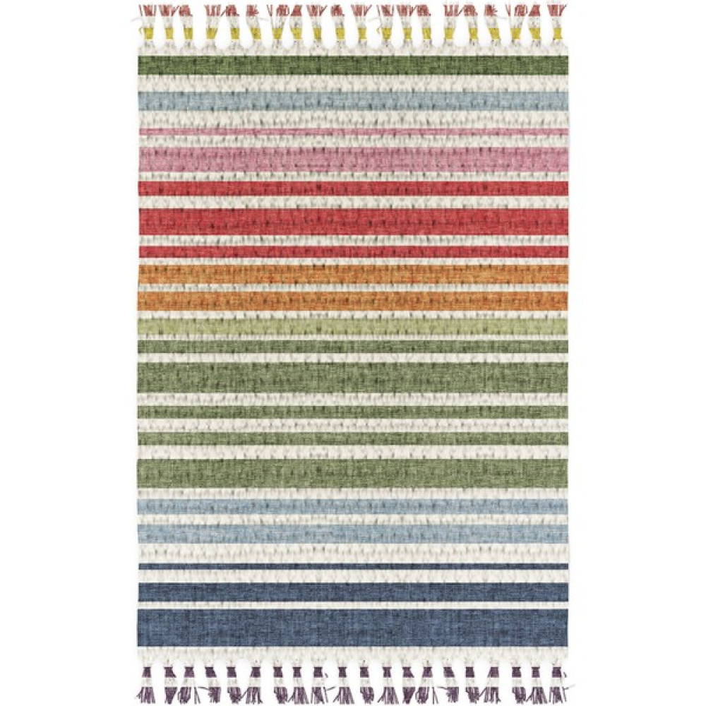 Gardenya Home Babil Seri 021 Çok Renkli Çizgili Otantik Kara Tezgah Çift Taraflı Kilim 80 x 150 cm Kilim Fiyatı