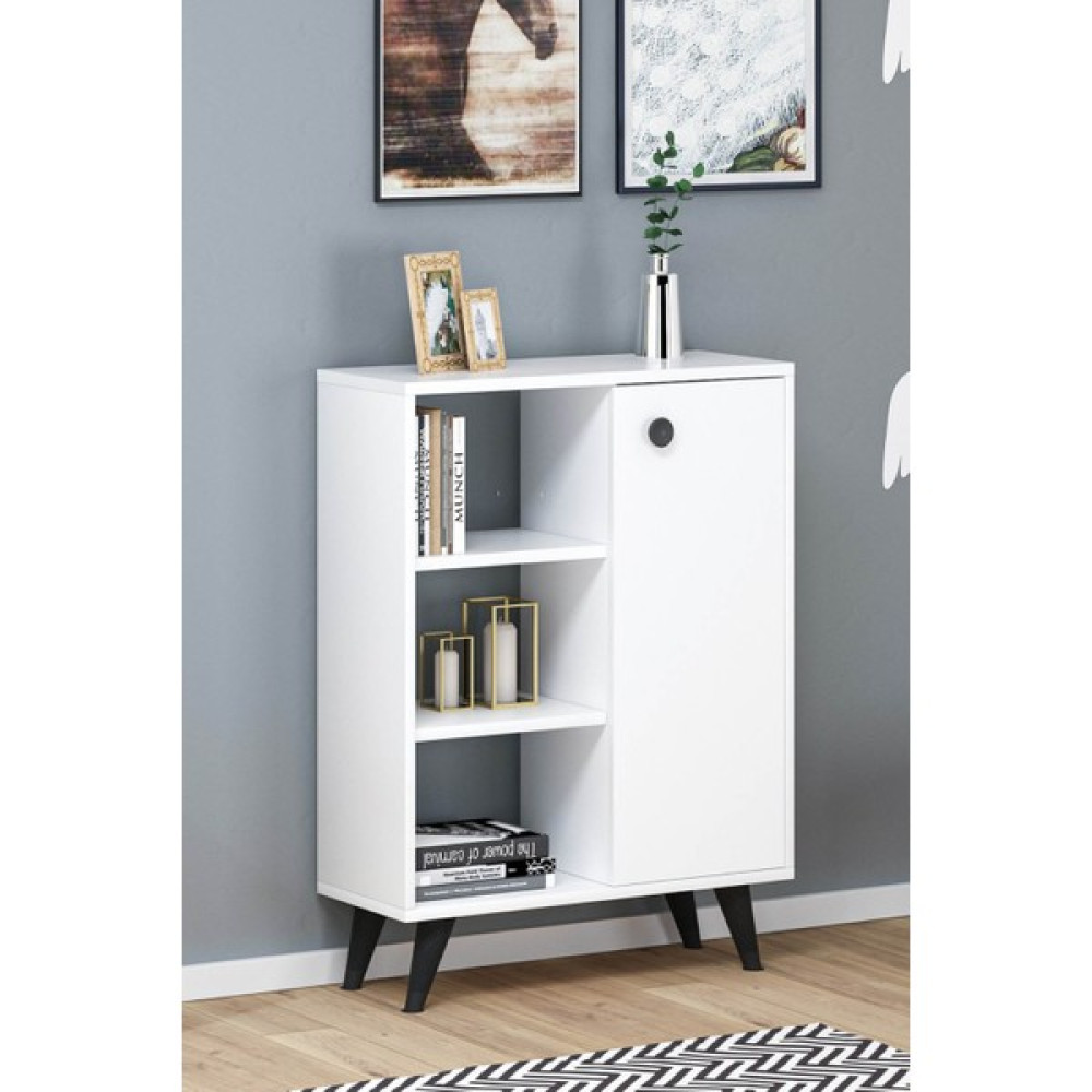 Gardenya Home Beyaz Renkli Dekoratif Modern Ayaklı Kapaklı Yemek Odası Ofis Salon Konsol - 72 cm Konsol Mobilya Fiyatı