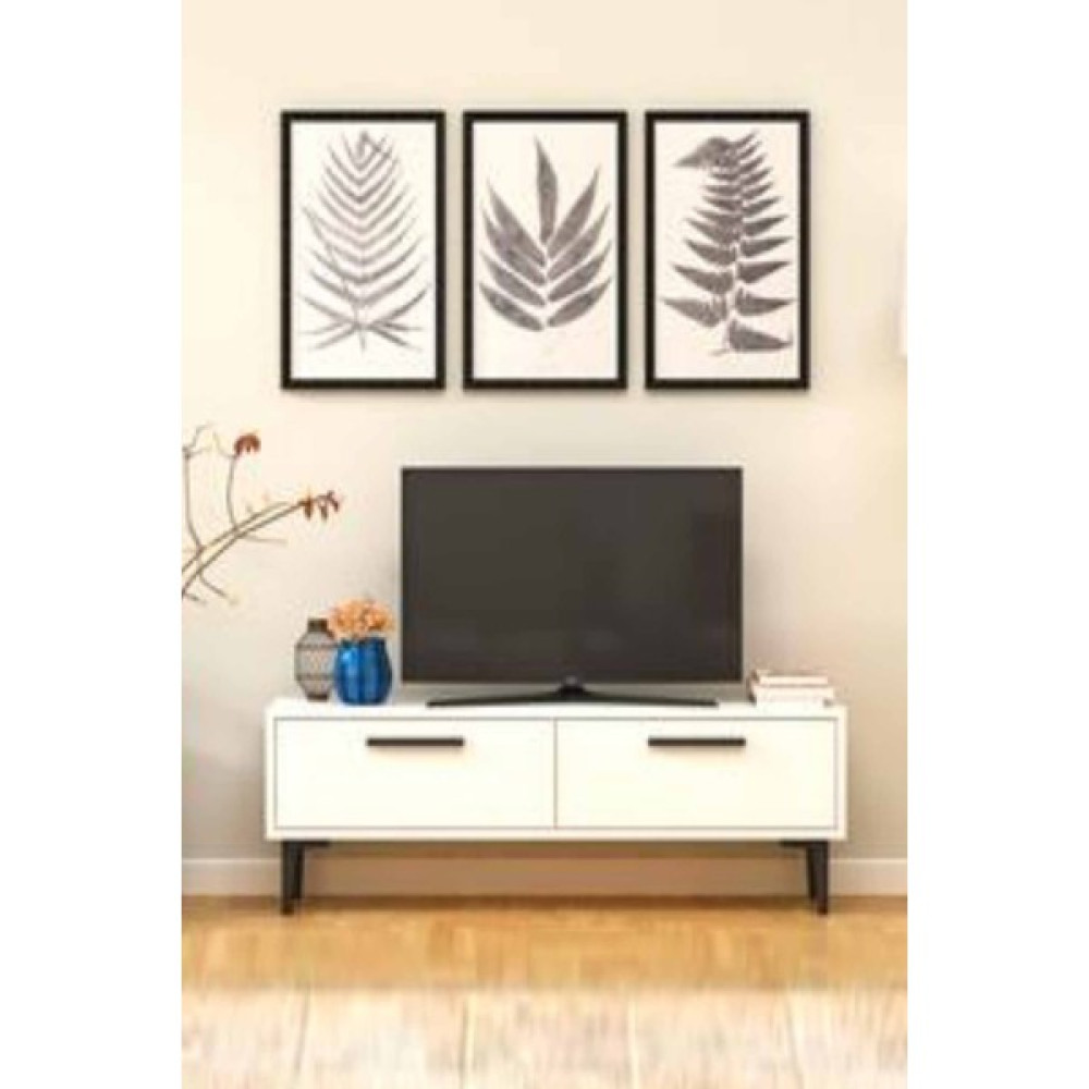Gardenya Home Gardenya Beyaz Renkli Dekoratif Modern Raflı Dolaplı Tv Ünitesi Televizyon Sehpası Tv Ünitesi / Sehpası Fiyatı