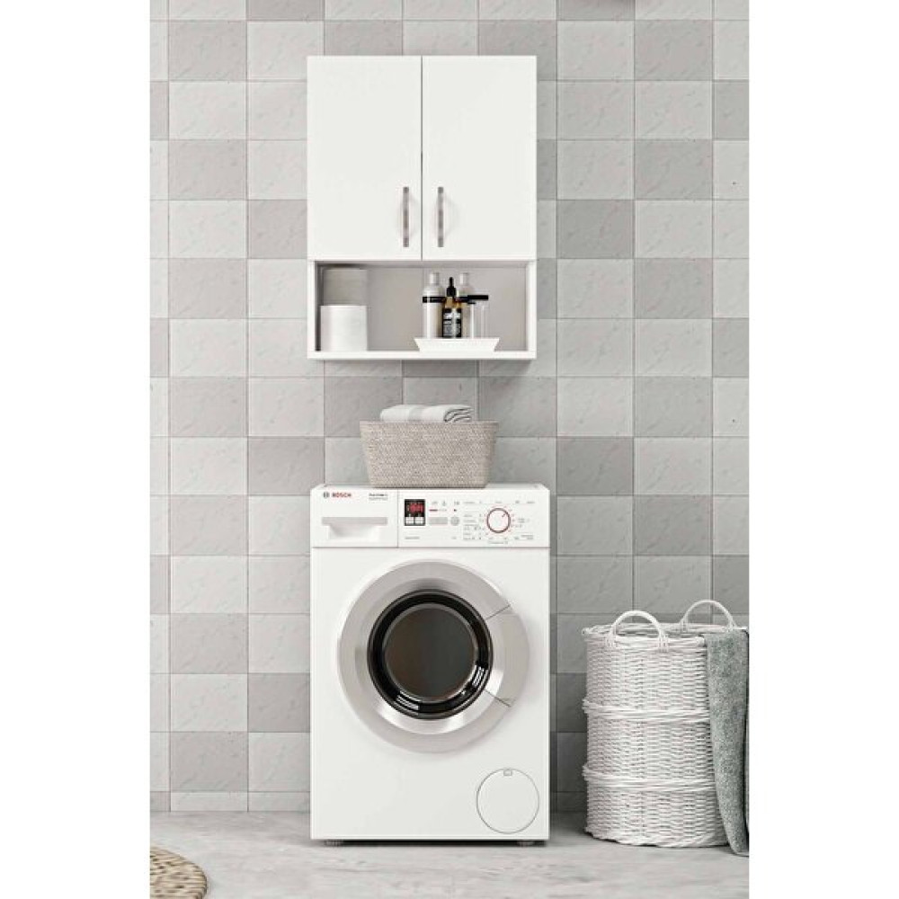 Gardenya Home Gardenya Beyaz Renkli Dekoratif Modern Raflı Kapaklı Banyo Balkon Mutfak Dolabı - Çok Renkli Gardrop & Dolap Fiyatı