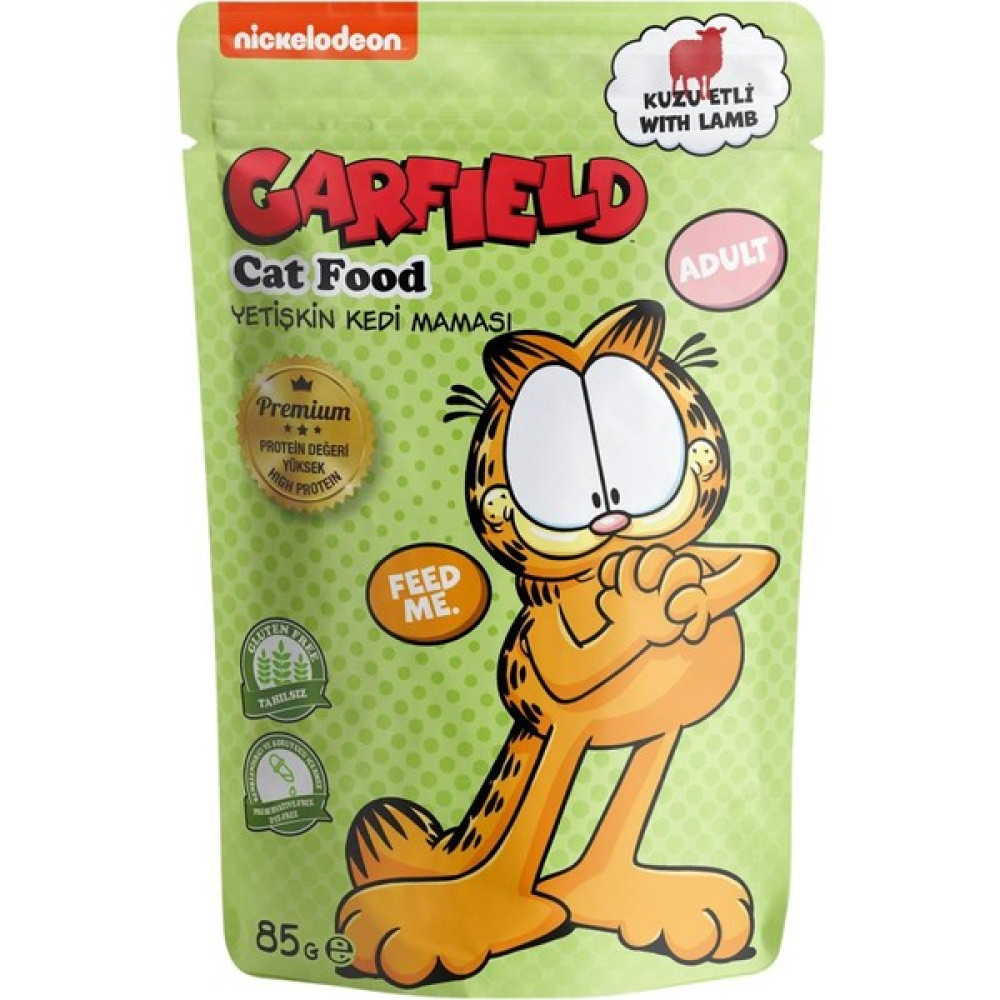 Garfıeld Kuzu Etli Yetişkin Kedi Maması 85 gr Evcil Hayvan Ürünleri Fiyatı