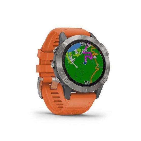 Garmin Fenix 6 Pro Sapphire Turuncu Akıllı Saat