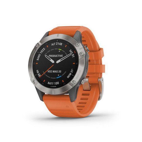 Garmin Fenix 6 Pro Sapphire Turuncu Akıllı Saat