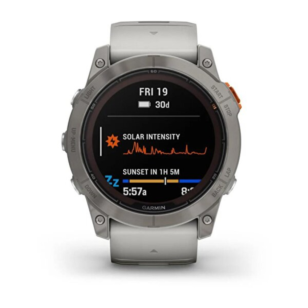 Garmin Fenix 7X Pro Sapphire Solar Titanyum Beyaz Turuncu Akıllı Saat Akıllı Saat Fiyatı