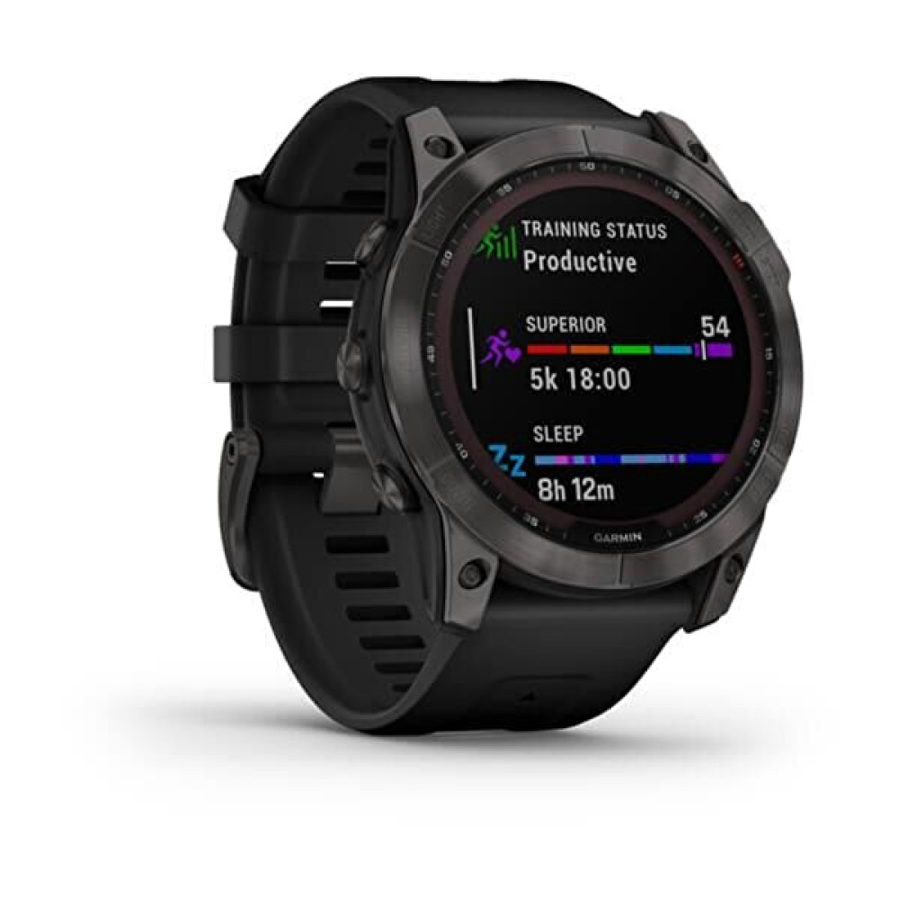Garmin Fenix 7X Sapphire Solar Karbon Gri DLC Titanyum Akıllı Saat Akıllı Saat Fiyatı