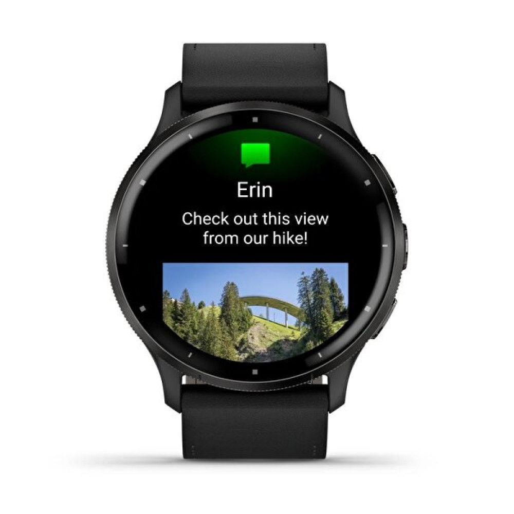 Garmin Venu 3 Siyah Deri Kayışlı Akıllı Saat Akıllı Saat Fiyatı