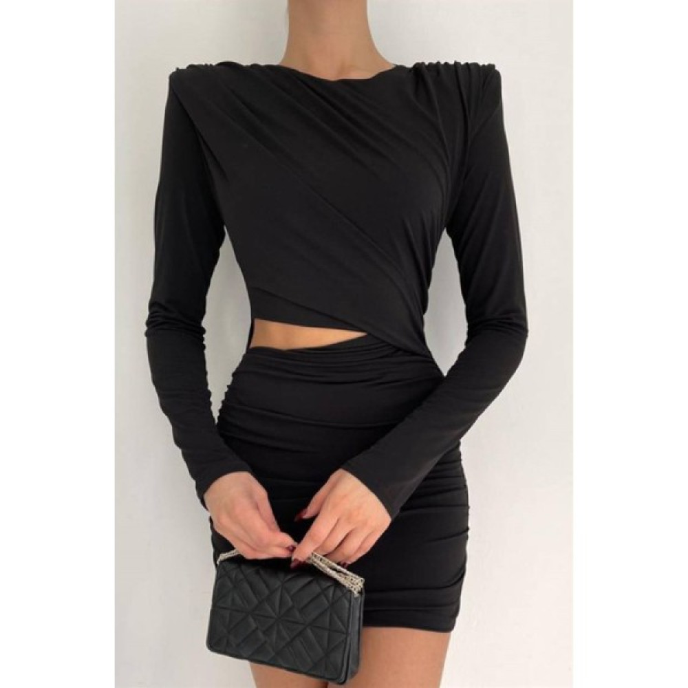 Garmoda Özel Tasarım Full Likra Elbise Yılbaşı Elbisesi Dekolteli Mini Elbise Elbise Fiyatı