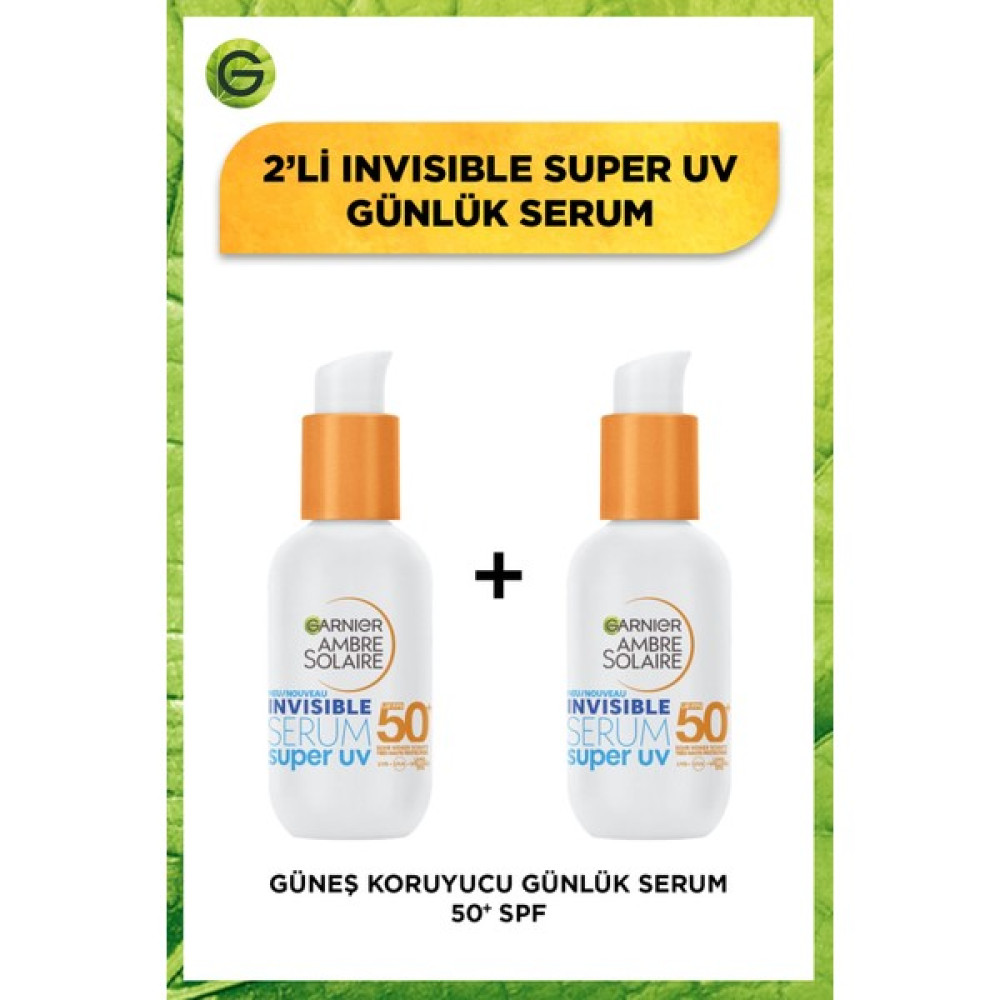 Garnier 2'li Ambre Solaire İnvisible Serum Super Uv Günlük Güneş Koruyucu Serum Seti Güneş Kremleri ve Losyonları Fiyatı