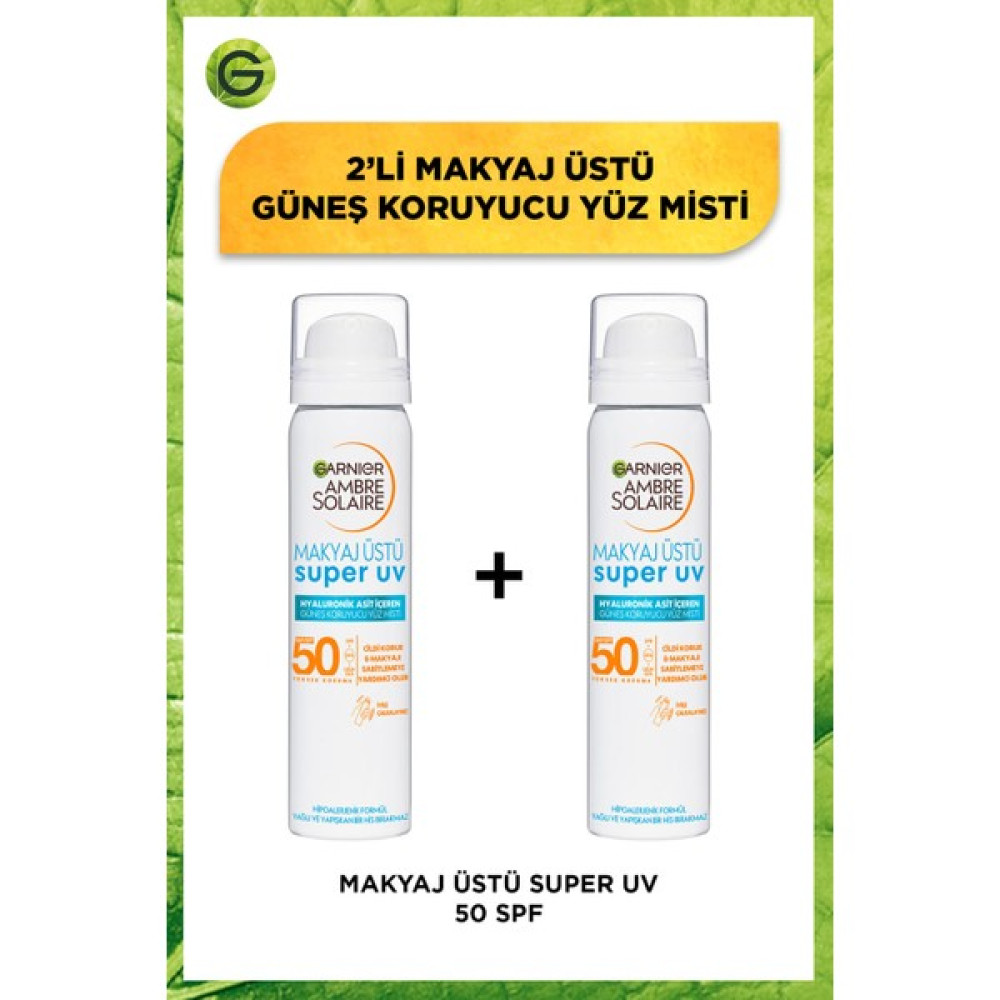 Garnier 2'li Ambre Solaire Over Makeup Super Uv Protection Mist SPF50 Seti Güneş Kremleri ve Losyonları Fiyatı