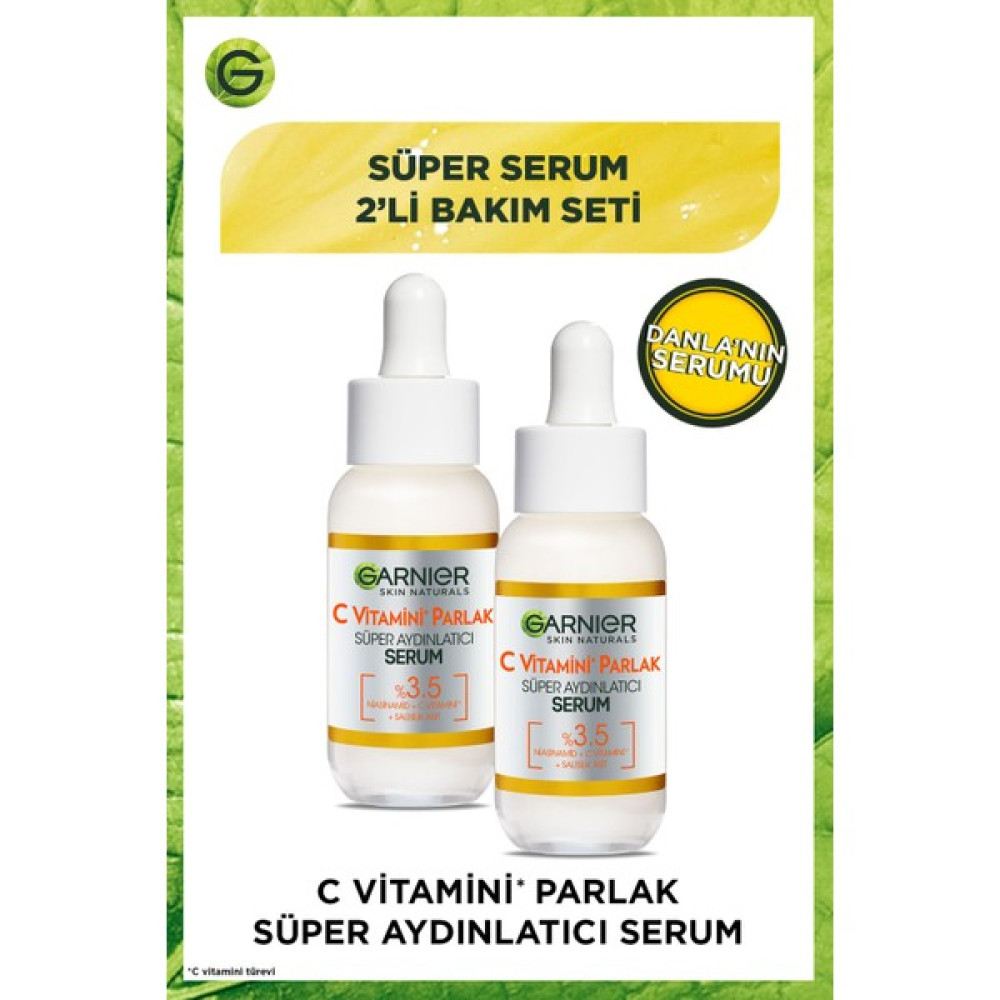Garnier 2'li Garnier C Vitamini Parlak Süper Aydınlatıcı Serum Seti Anti-Aging / Yaşlanma Karşıtı Fiyatı
