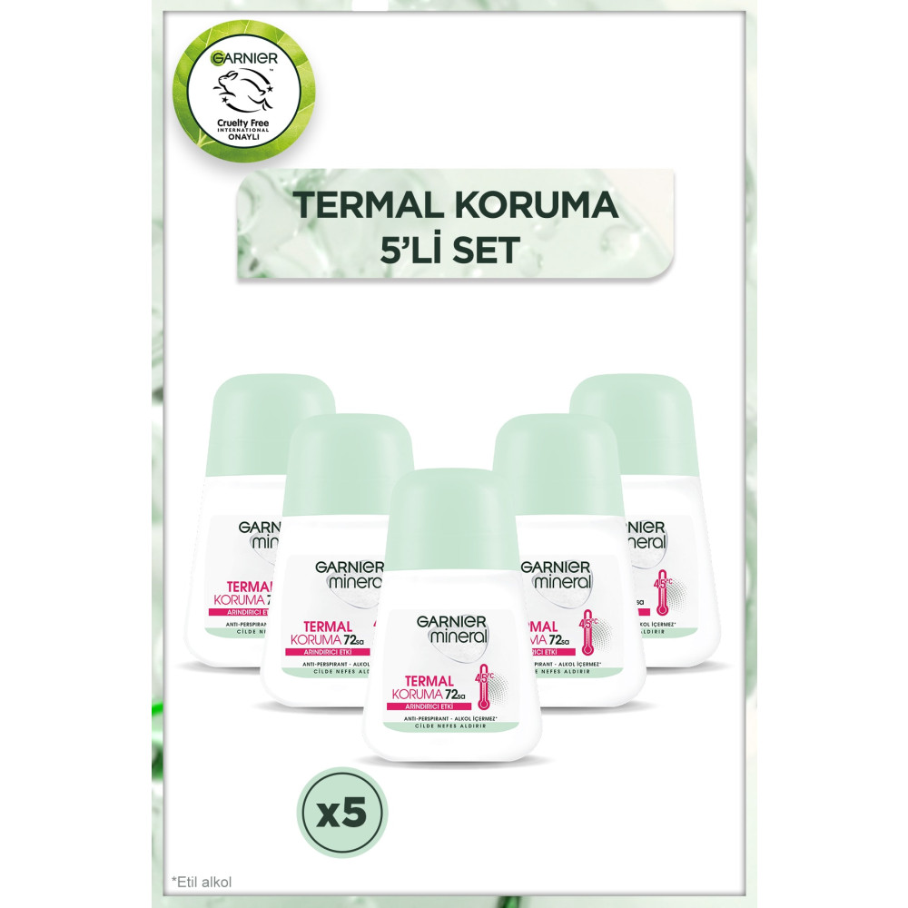 Garnier 5li Garnier Mineral Termal Koruma Roll-On Deodorant Seti Roll-Onlar Fiyatı