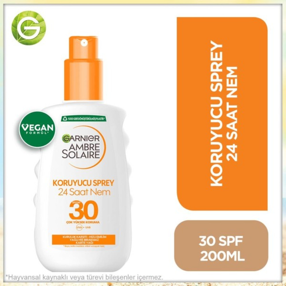 Garnier Ambre Solaire Güneş Koruyucu Sprey Spf30 200Ml Güneş Kremleri ve Losyonları Fiyatı