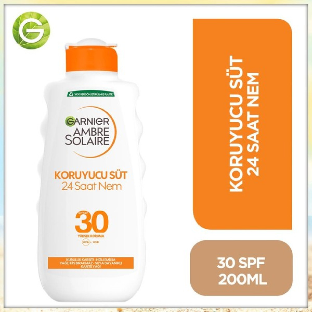 Garnier Ambre Solaire Güneş Koruyucu Süt Spf30 200Ml Güneş Kremleri ve Losyonları Fiyatı