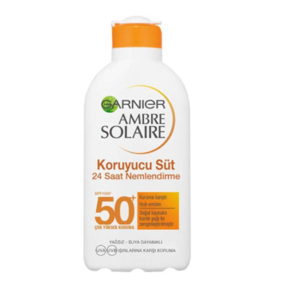 Garnier Ambre Solaire Güneş Sütü Spf 50 200 ml Güneş Kremleri ve Losyonları Fiyatı