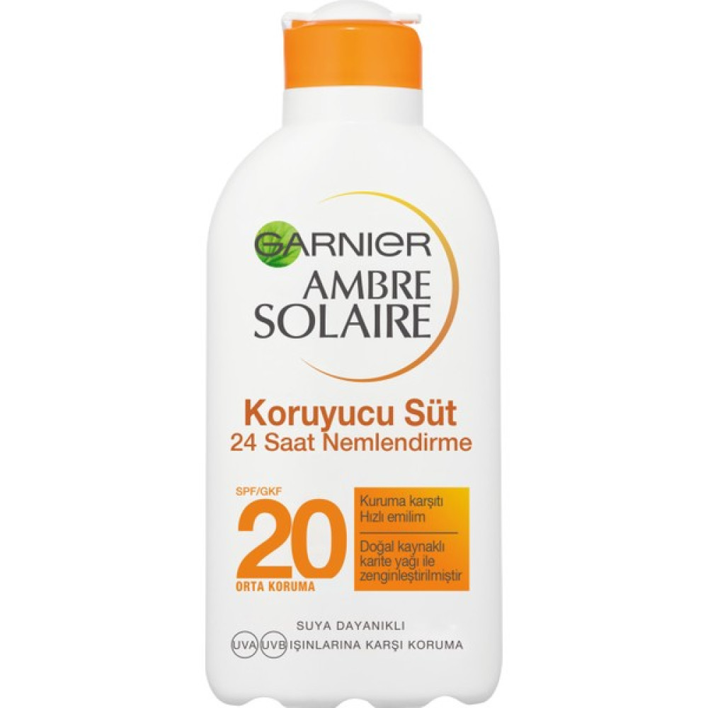 Garnier Ambre Solaire Koruyucu Süt GKF20 200ML Güneş Kremleri ve Losyonları Fiyatı